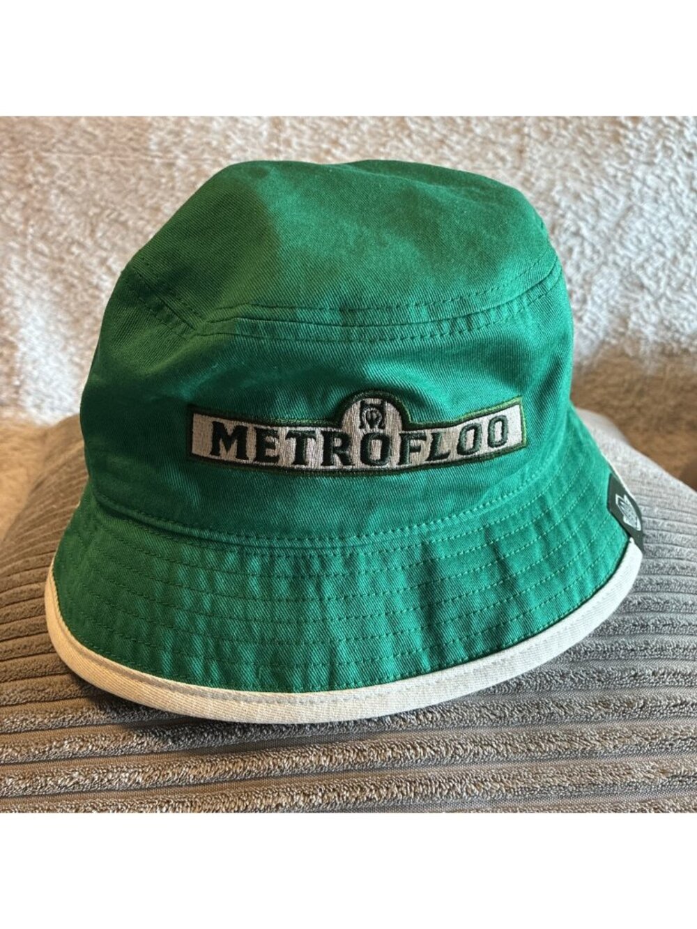 Epic Universe Harry Potter Ministry of Magic Metrofloo Sign Bucket Hat NWOT